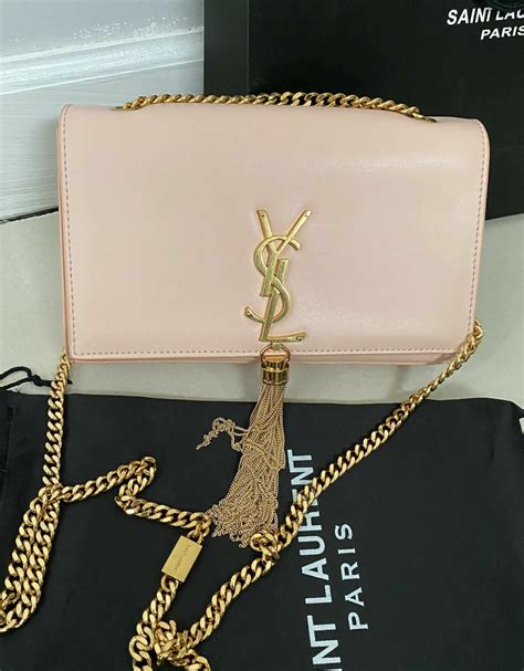 pink gold ysl bag|ysl pink shoulder bag.